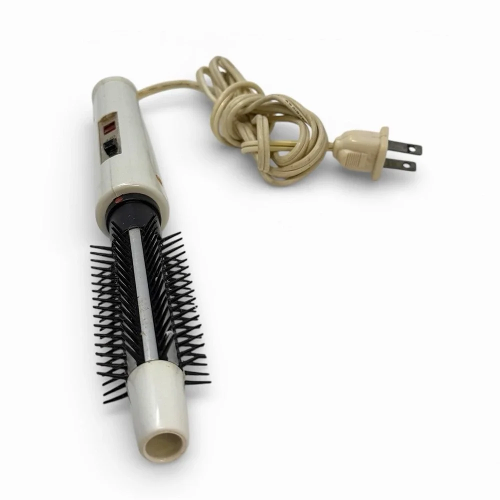 White Electric Hot Air Styling Brush for Women
